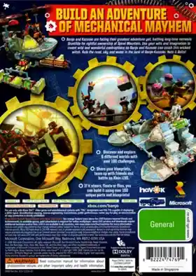 Banjo Kazooie Nuts & Bolts (USA) box cover back